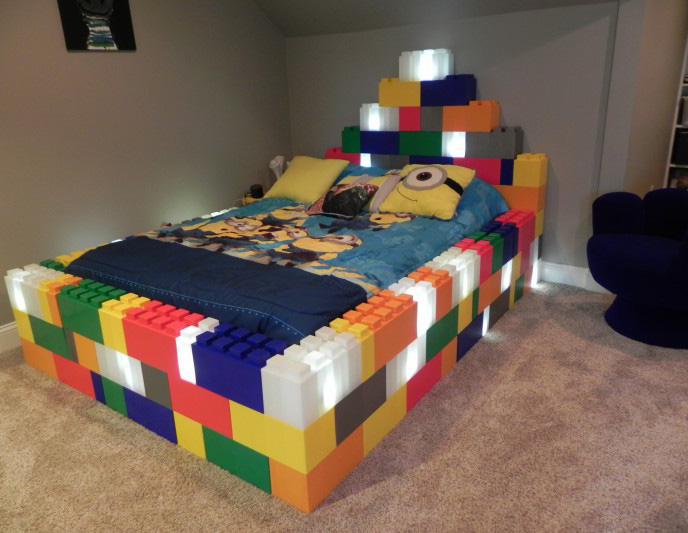 Lit en lego