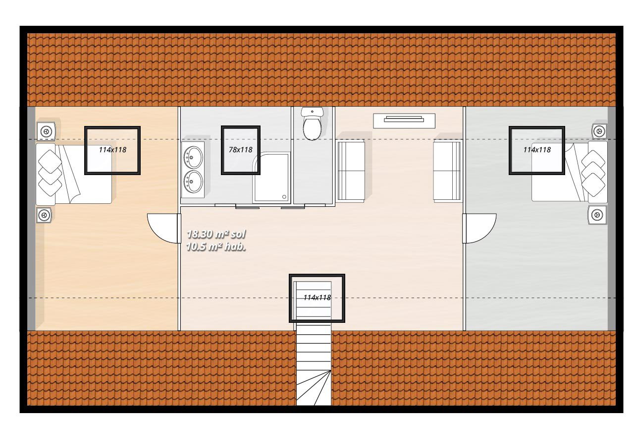 Financement agrandissement maison ? Prenons l’exemple d’un de nos clients pour l’extension de sa maison base plan